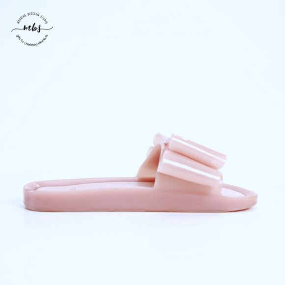 Melissa Beach Bow Jelly Slides Light Pink Women US 8 EU 39 - Picture 8 of 13